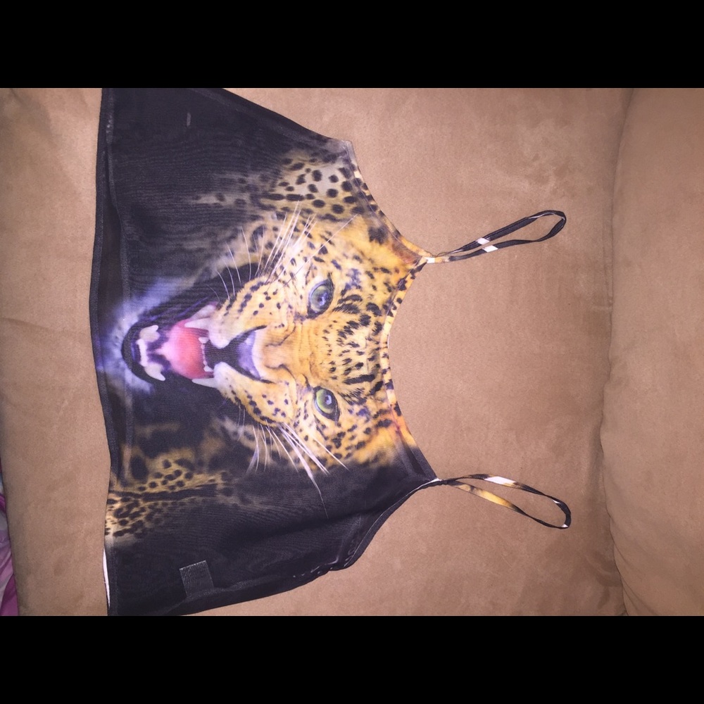 Cheetah Cropped Shirt